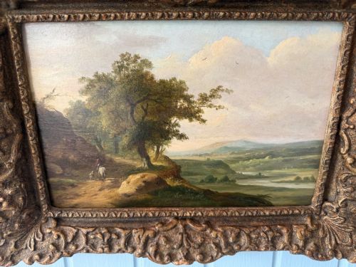 19TH CENTURY OIL ON BOARD LANDSCAPE - ADDITIONAL PHOTO 2