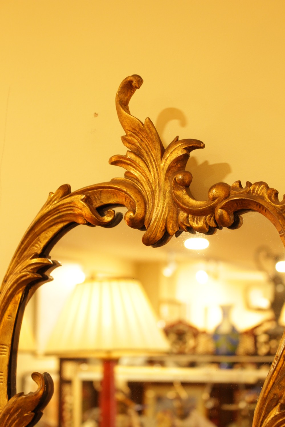 A Pair Of Kidney Shape Gilt Mirrors View IV
