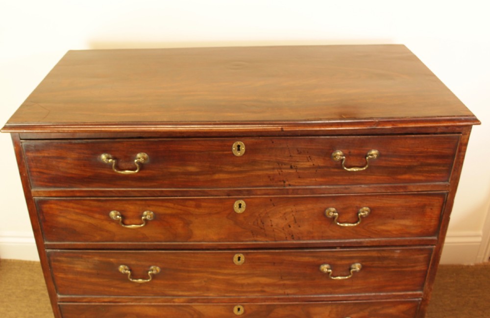 A George III Mahogany Chest Of Drawers  View III