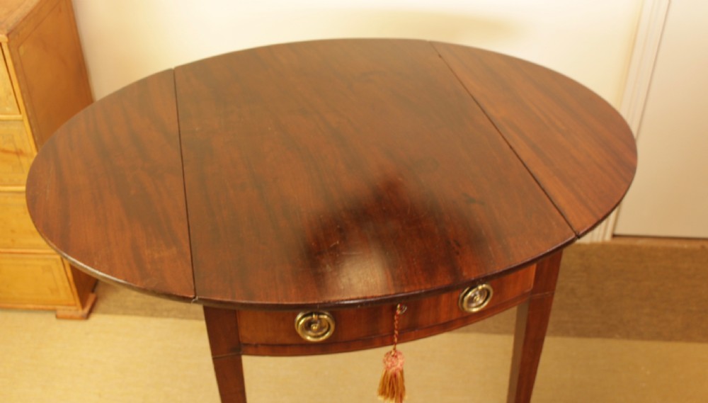 A Georgian Mahogany Pembroke Table  View V