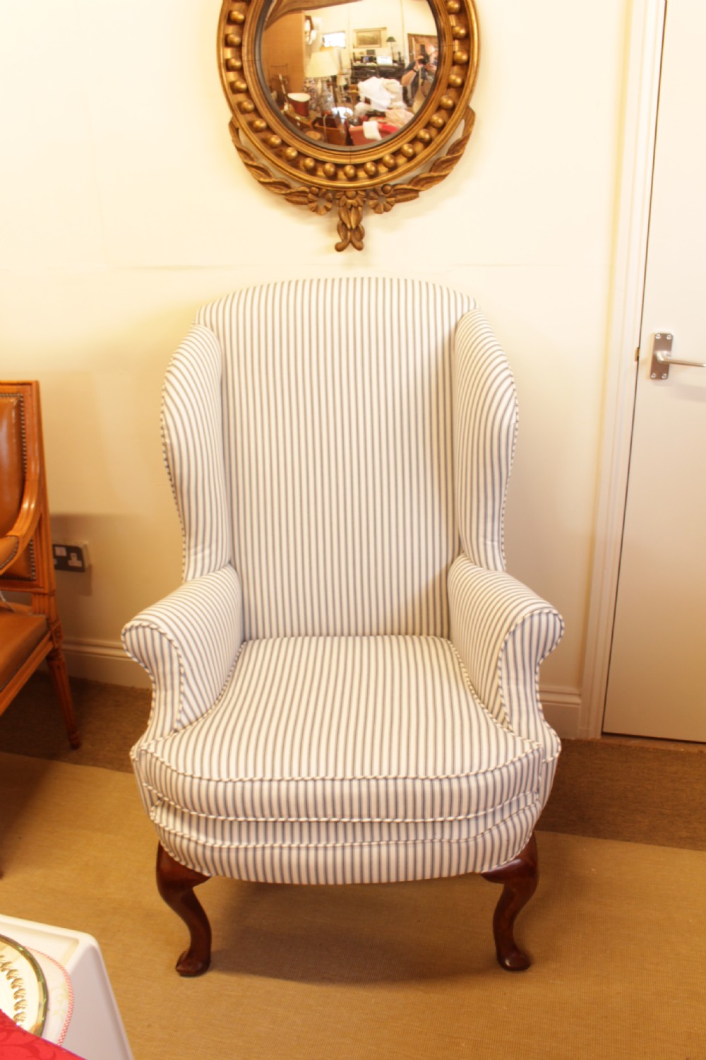 A Queen Ann Revival Arm Chair  View II