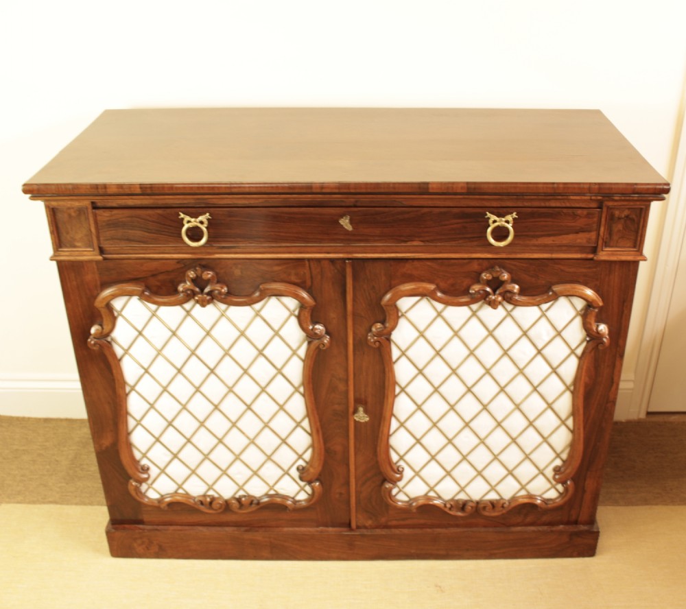 A French Rosewood Chiffonier 
