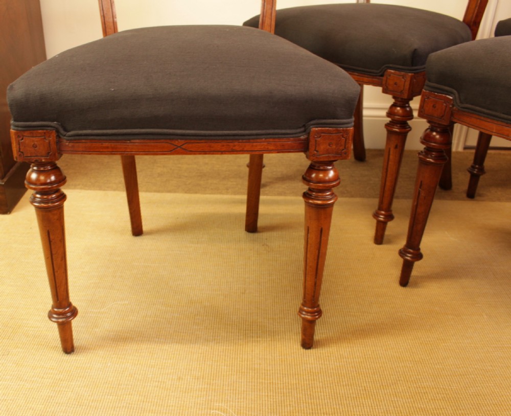 A Set Of Six Walnut Chairs View IV