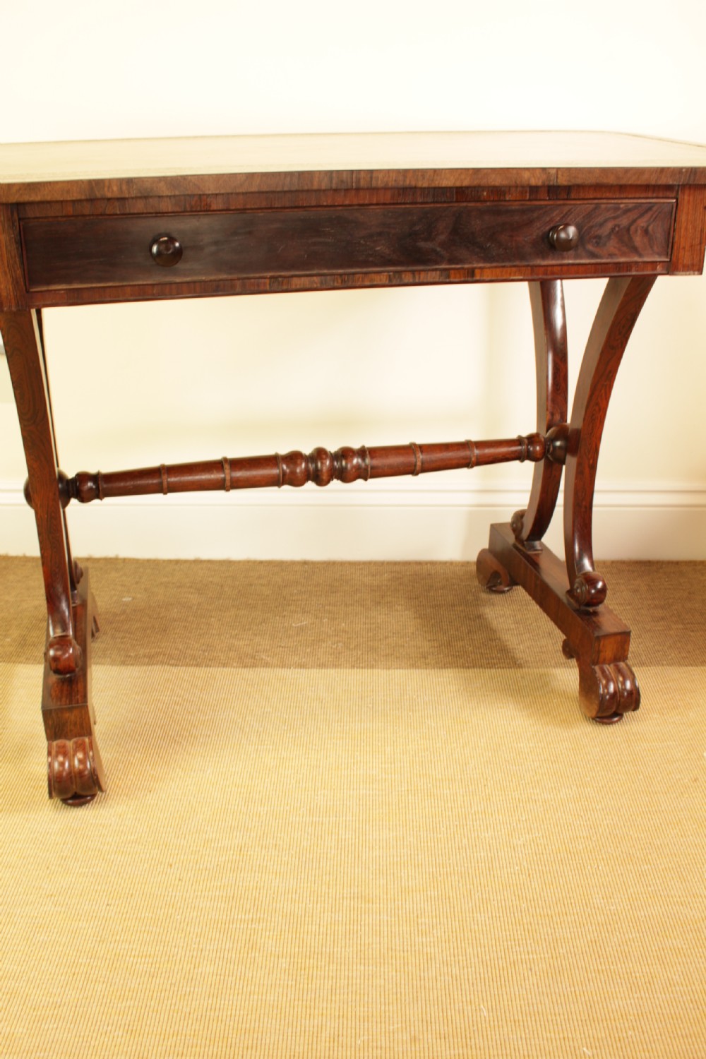 A Regency Rosewood Library Table  View II