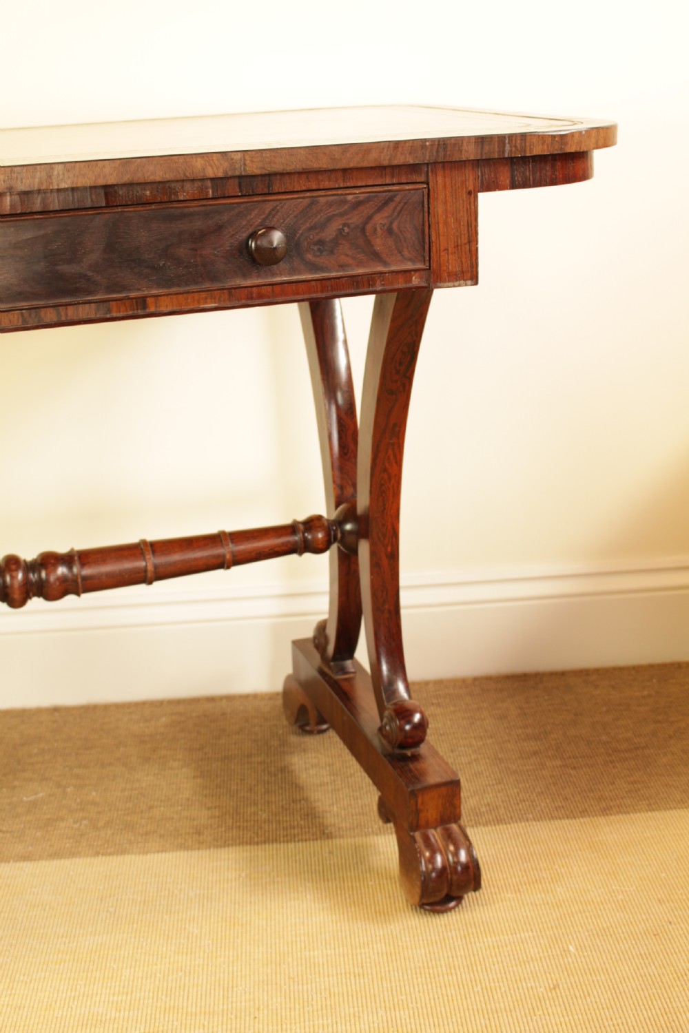 A Regency Rosewood Library Table  View III