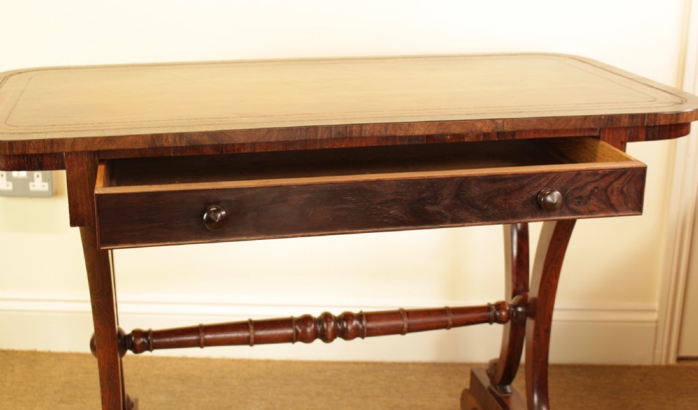 A Regency Rosewood Library Table  View VI