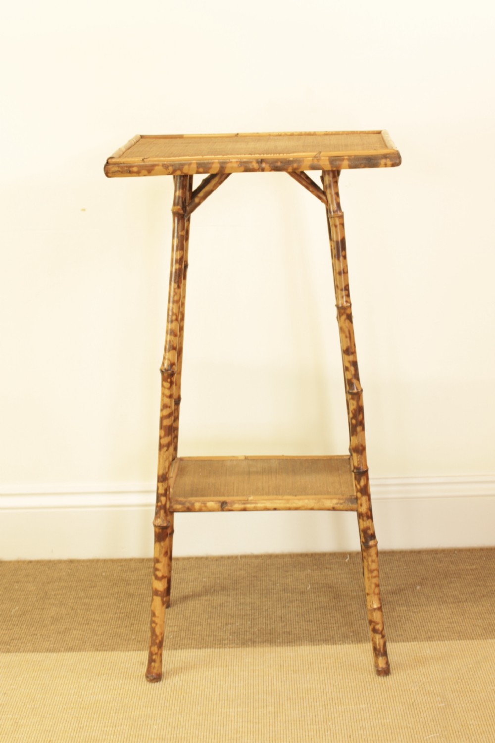1930's Cane Lamp Table 