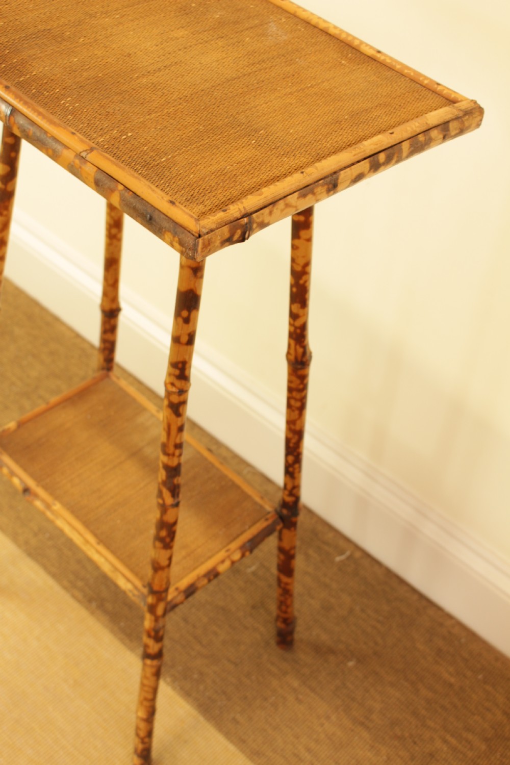 1930's Cane Lamp Table  View V