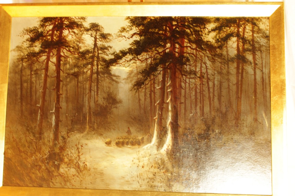 A 19th Century Oil on Canvas  View II
