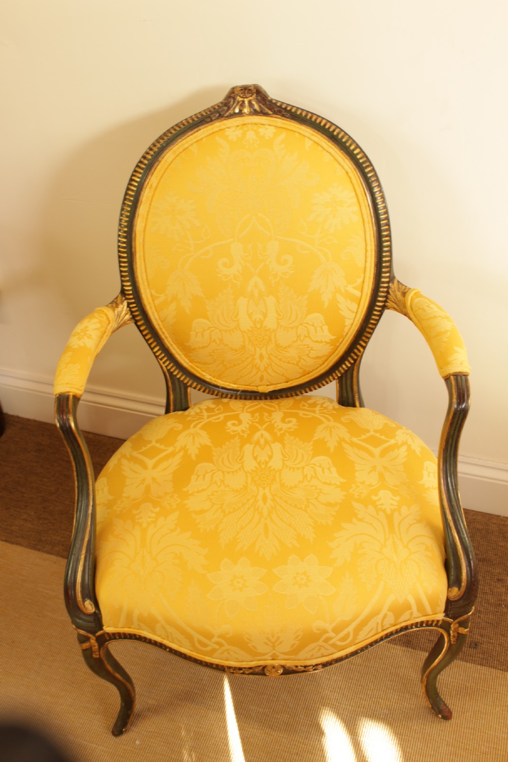 A Mahogany Open Arm Chair  View II