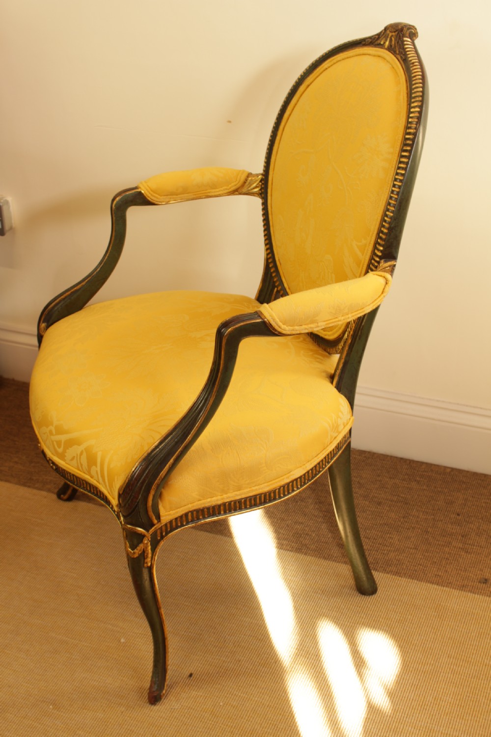 A Mahogany Open Arm Chair  View III