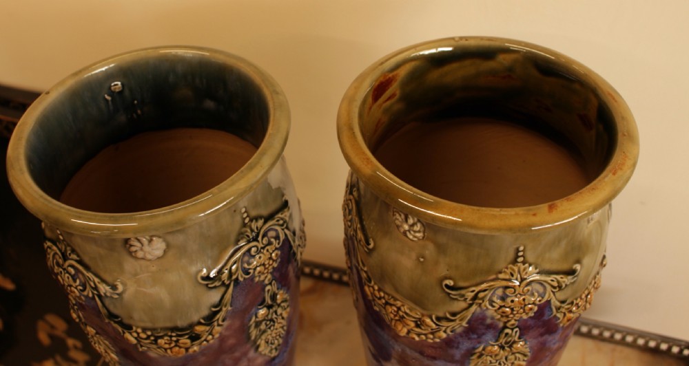 A Pair Of Doulton Vases View III