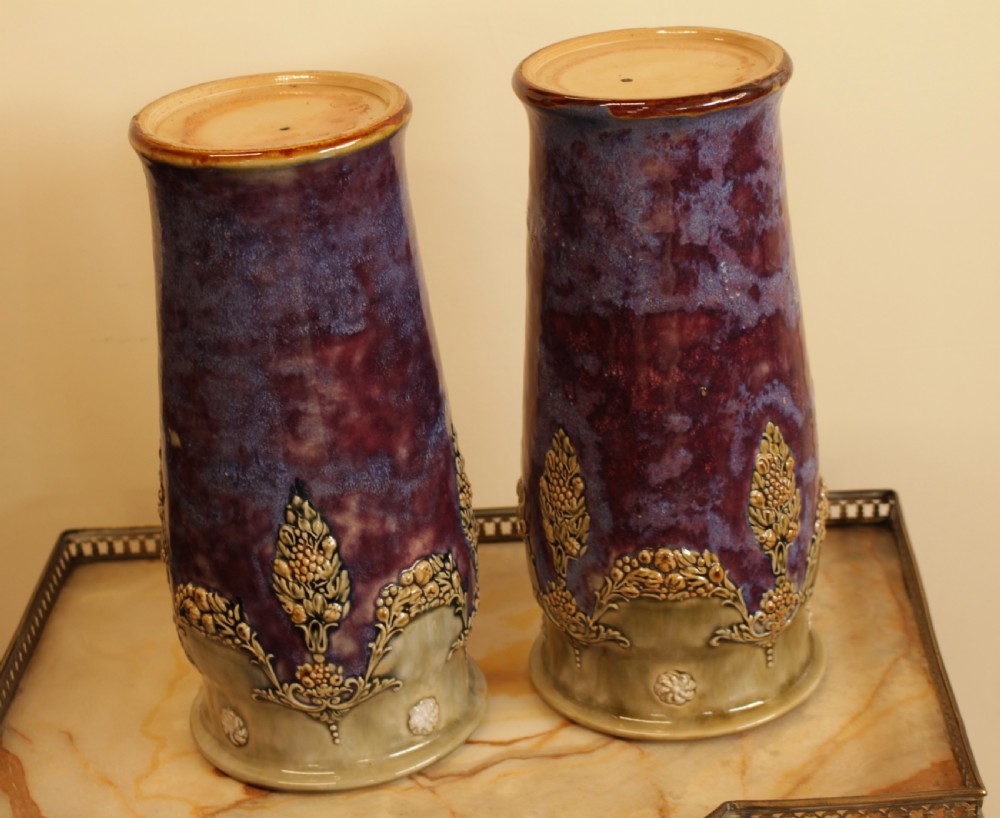 A Pair Of Doulton Vases View VIII
