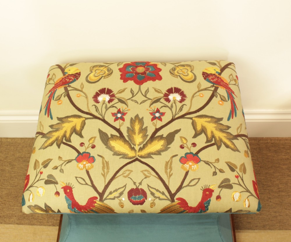A Mahogany Waisted Ottoman  View V
