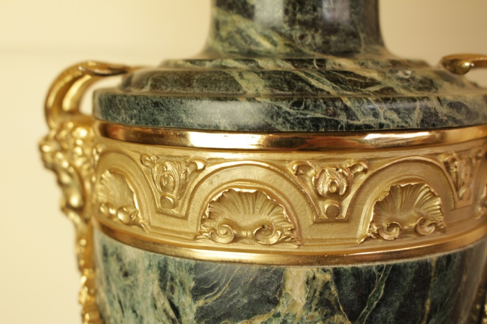 A Quality Marble and Ormolu Table Lamp  View III