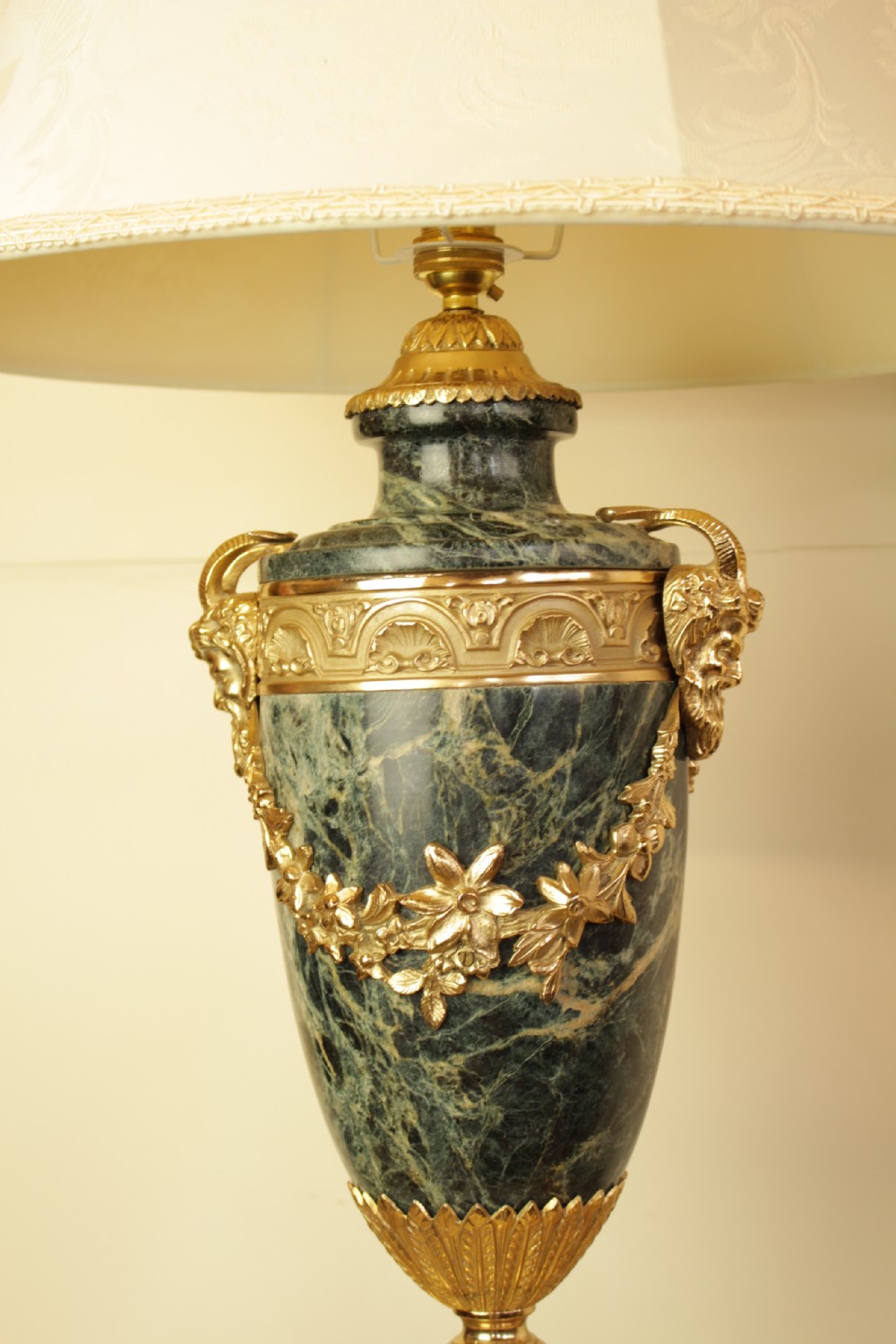 A Quality Marble and Ormolu Table Lamp  View V