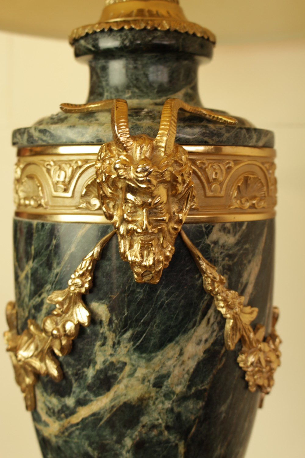 A Quality Marble and Ormolu Table Lamp  View VIII