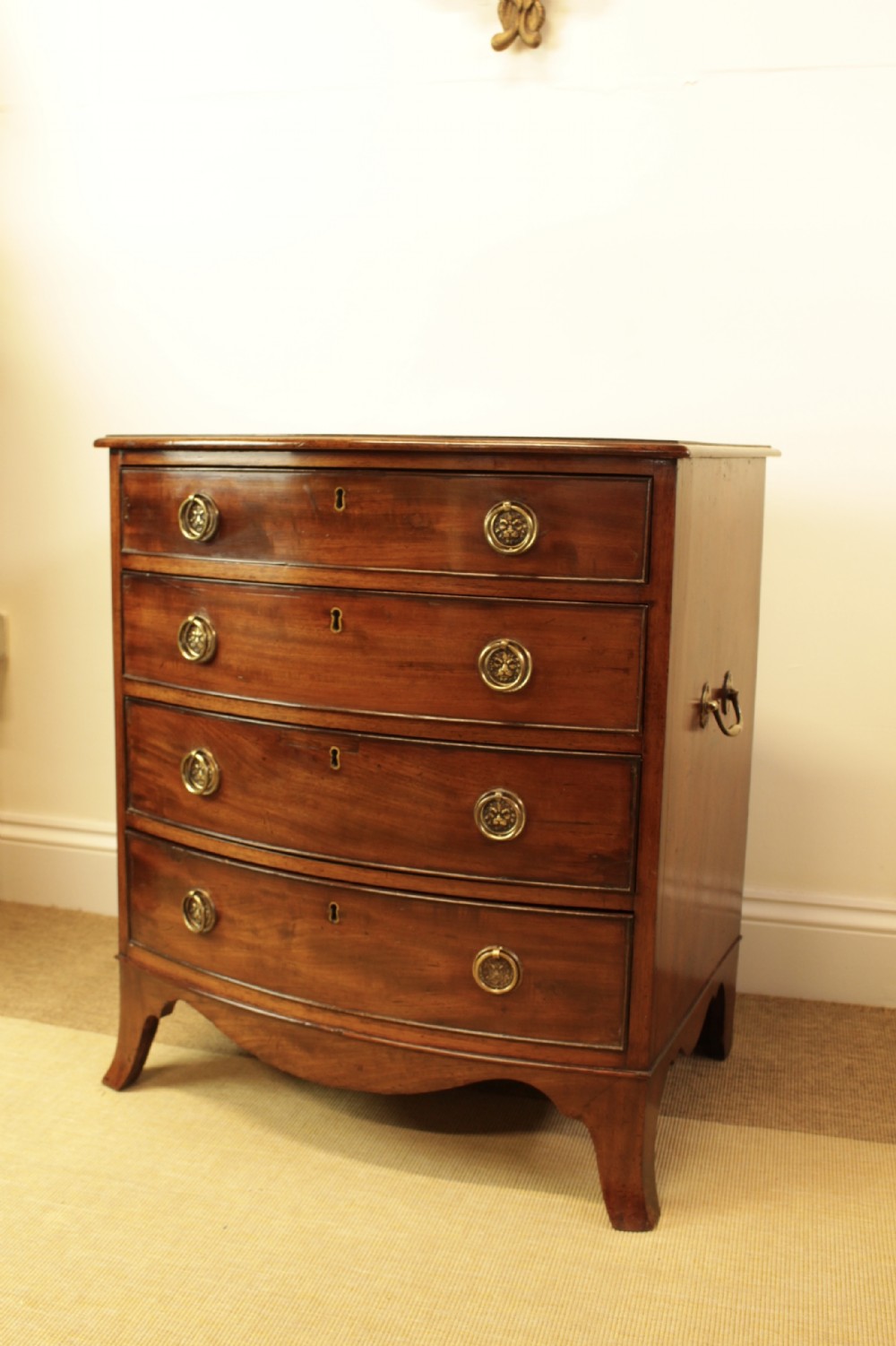 A Georgian Mahogany Chest of Drawers