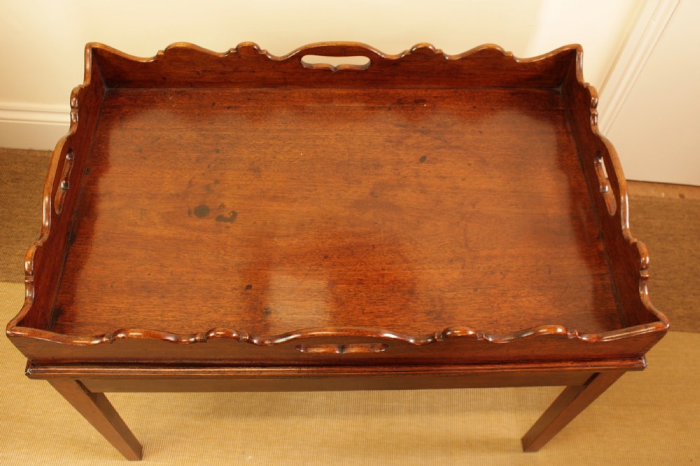A Mahogany Georgian Tray Table  View II