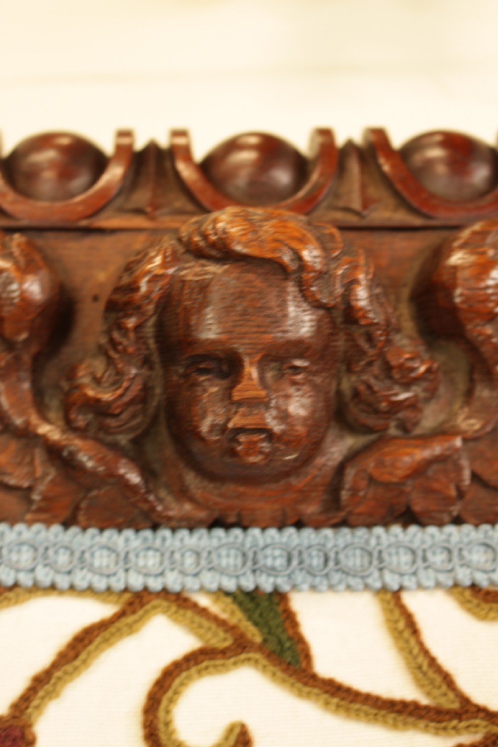 A High Backed Carved Chair View V