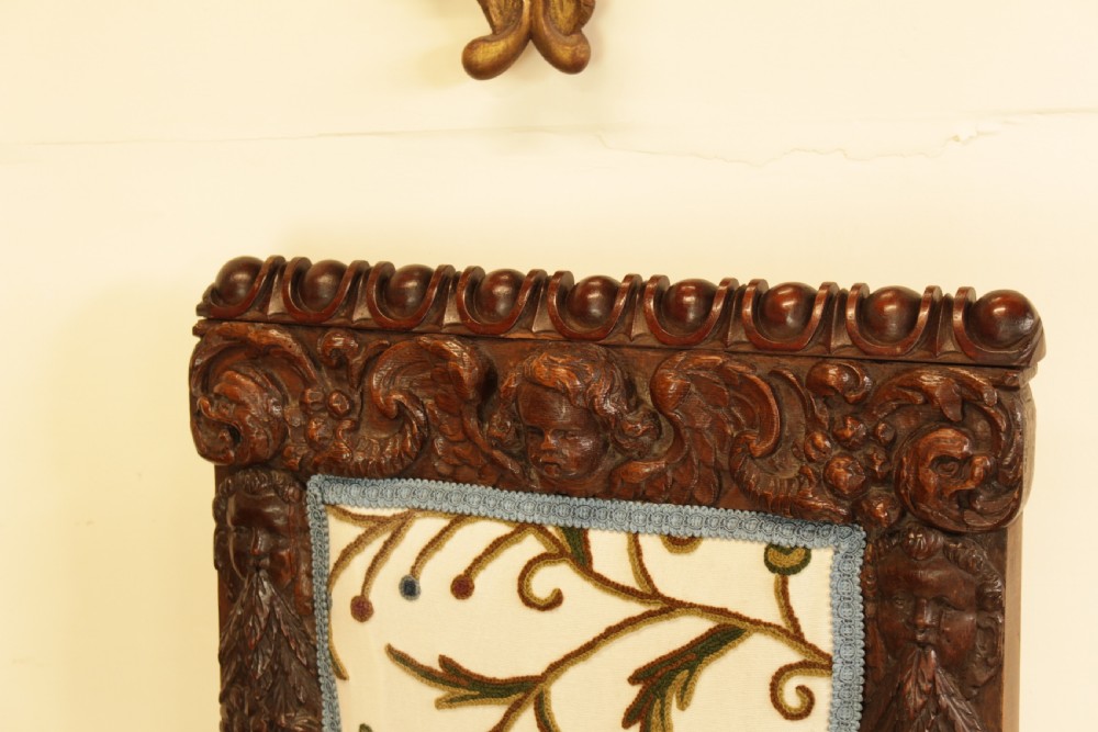 A High Backed Carved Chair View X