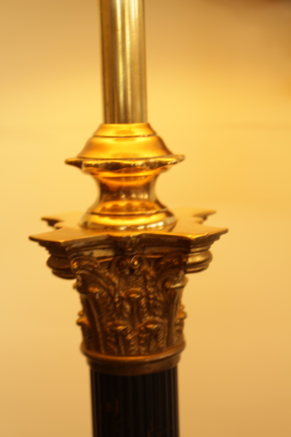 Brass Telescopic Standard Lamp  View II