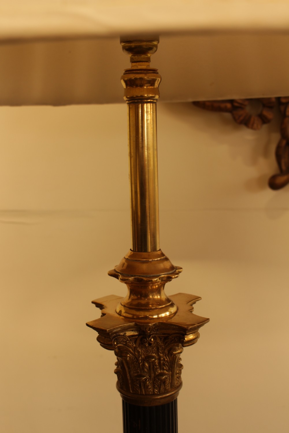 Brass Telescopic Standard Lamp  View III