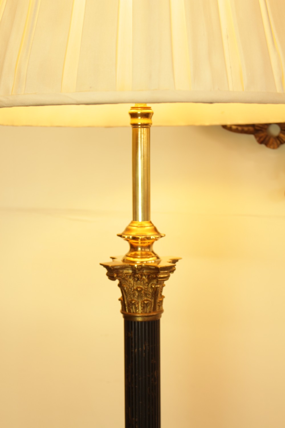 Brass Telescopic Standard Lamp  View V
