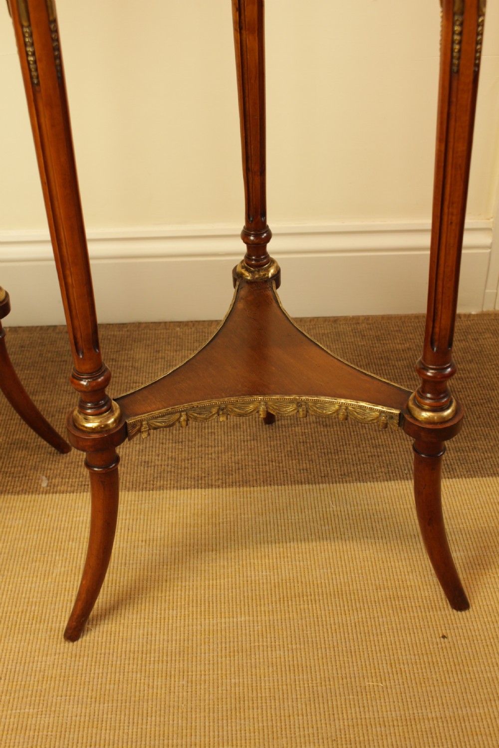 A Pair Of French Marble Top Stands  View IV