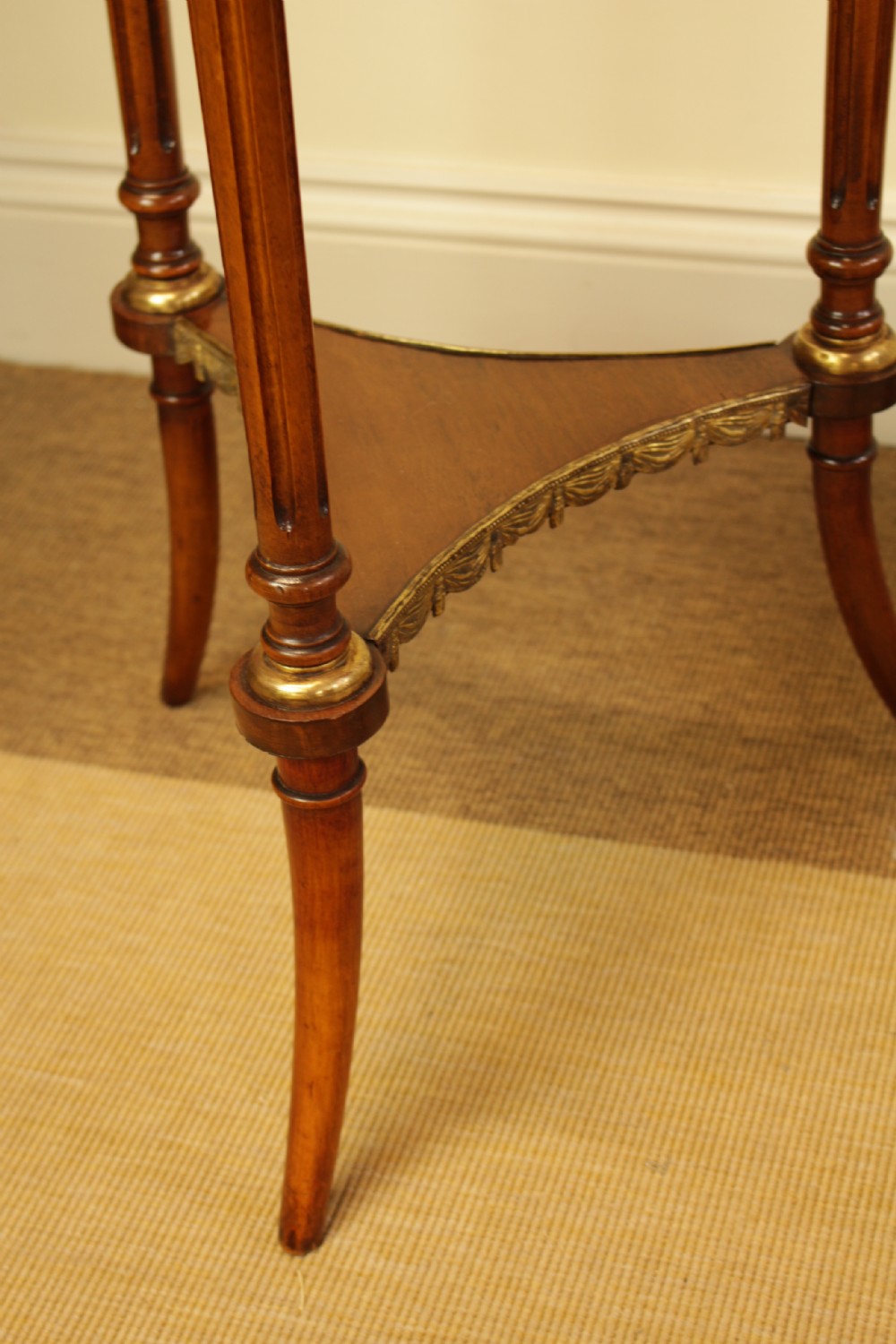 A Pair Of French Marble Top Stands  View VII