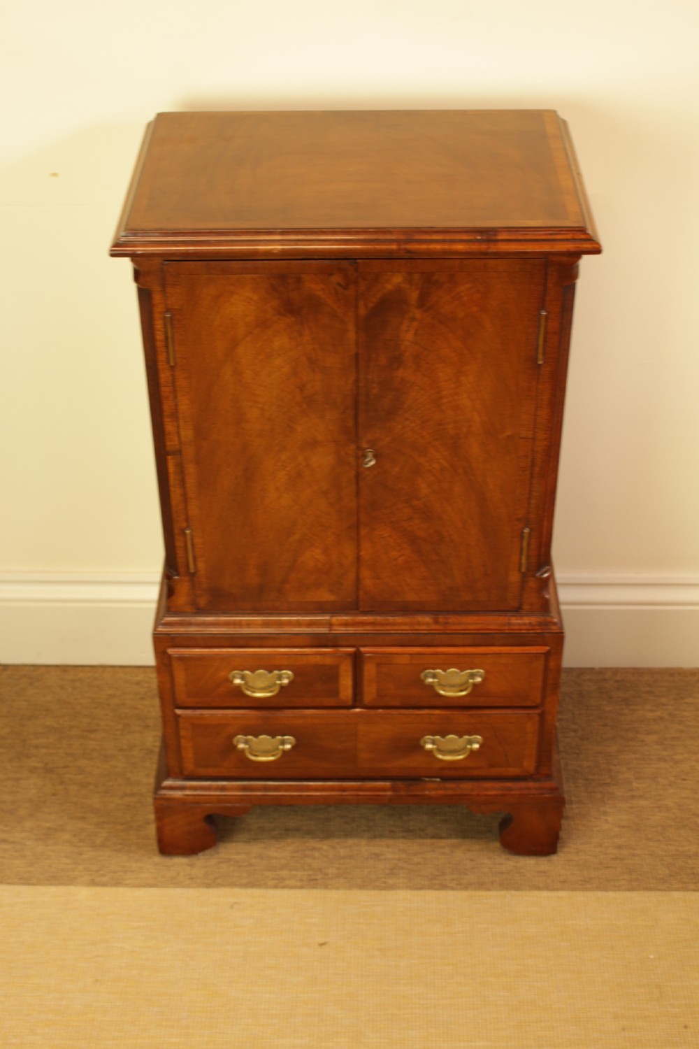 A 1920's Walnut Small Cabinet  View V