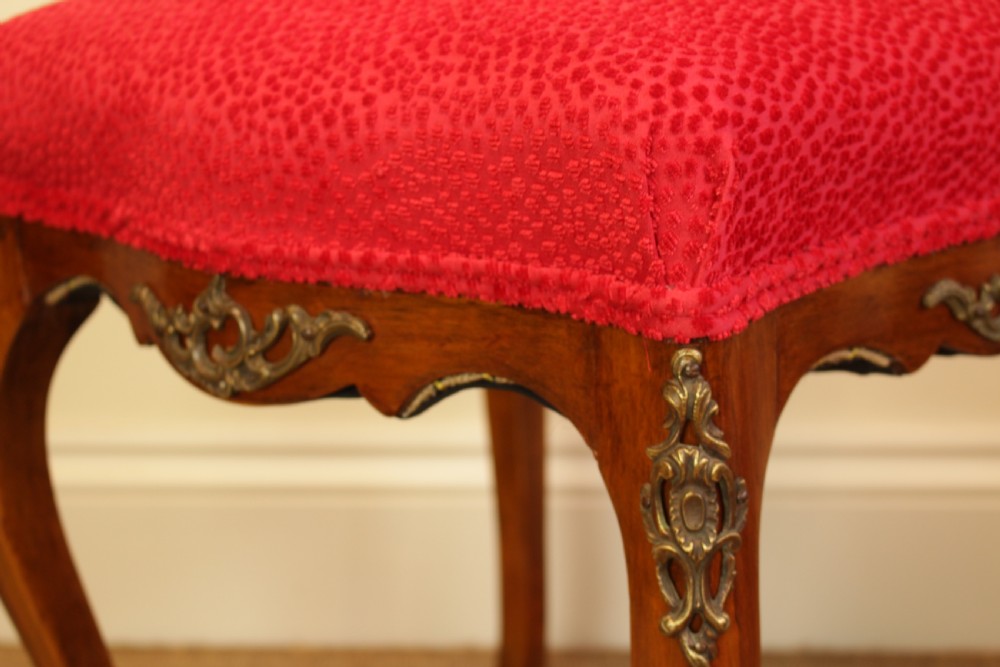 A French Walnut Stool   View II