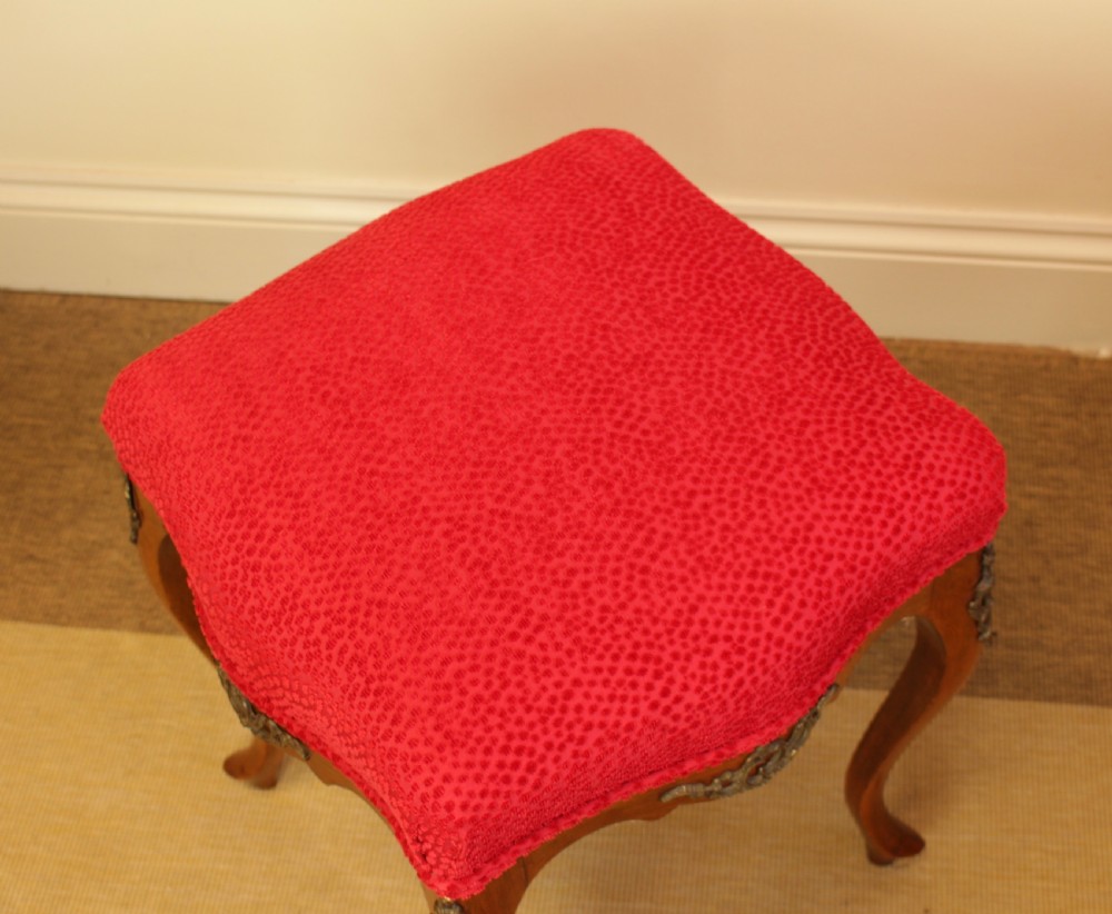A French Walnut Stool   View III