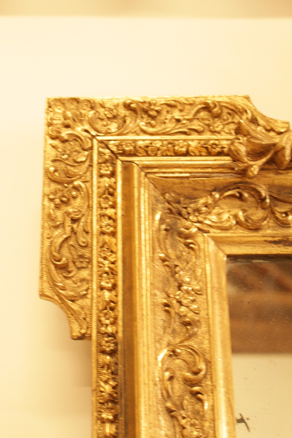 19th Century French Gilt Mirror View IV