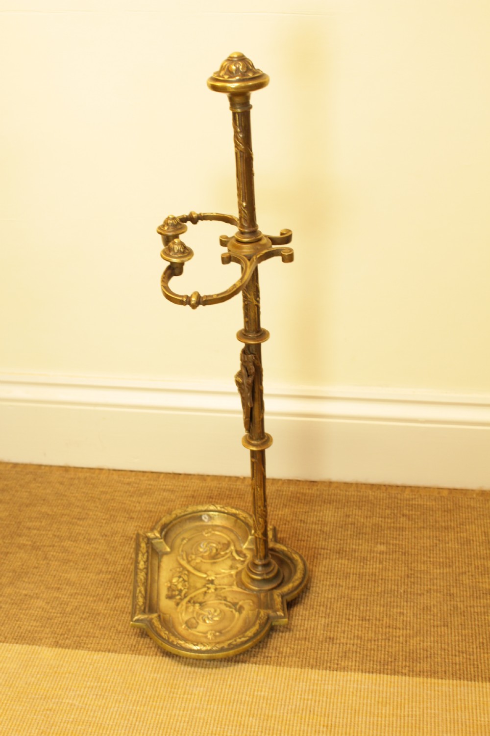 A 19th C. French Brass Umbrella Stand View VI