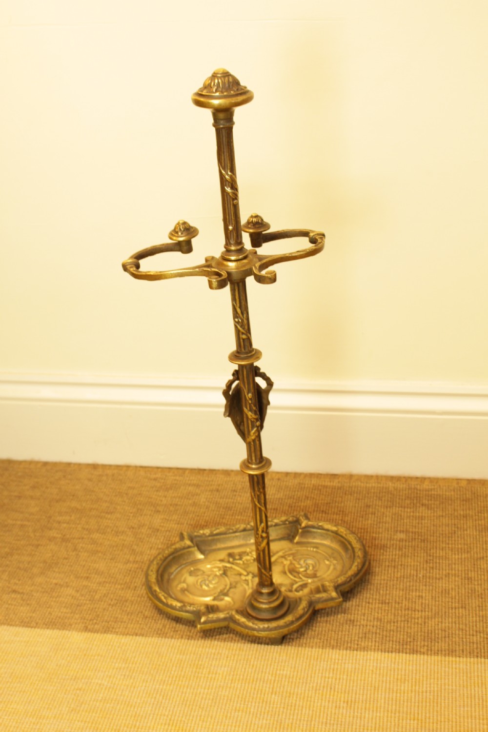 A 19th C. French Brass Umbrella Stand View VII
