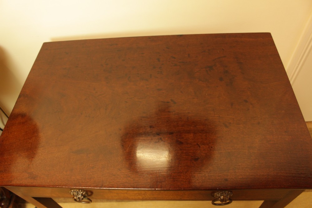 George III Mahogany Side Table  View V