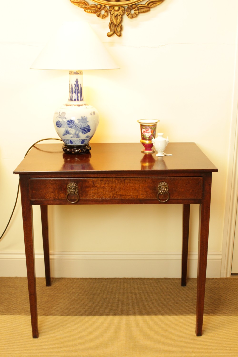 George III Mahogany Side Table  View XII