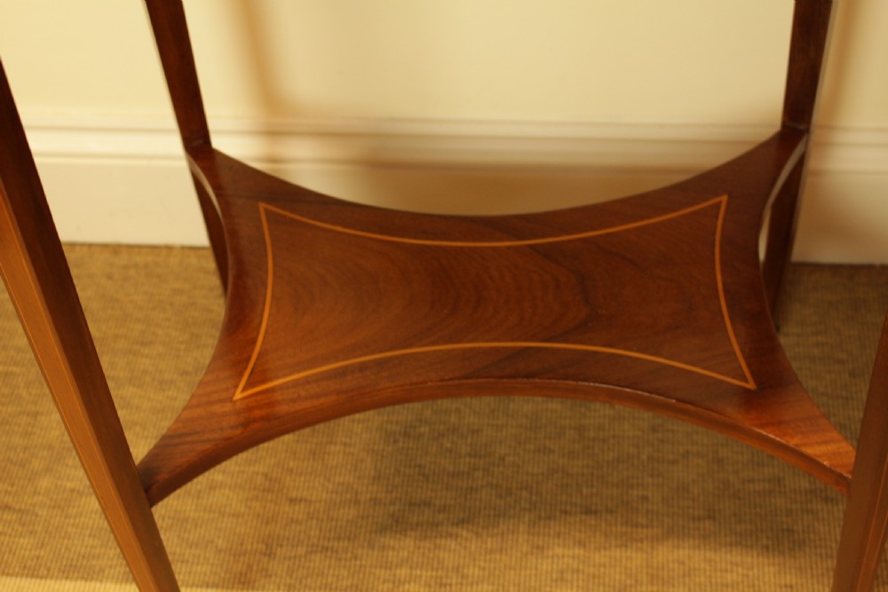 A French Oval Marquetry Table  View V