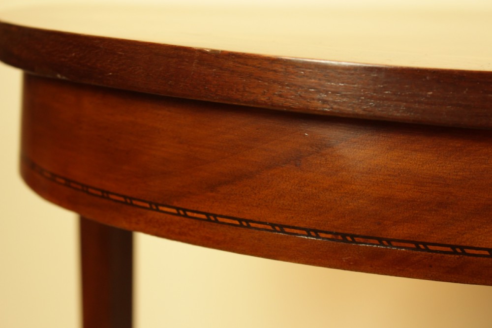 A French Oval Marquetry Table  View VIII