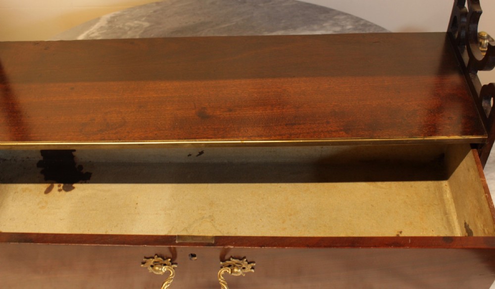 A Georgian Mahogany Wall Shelves  View III
