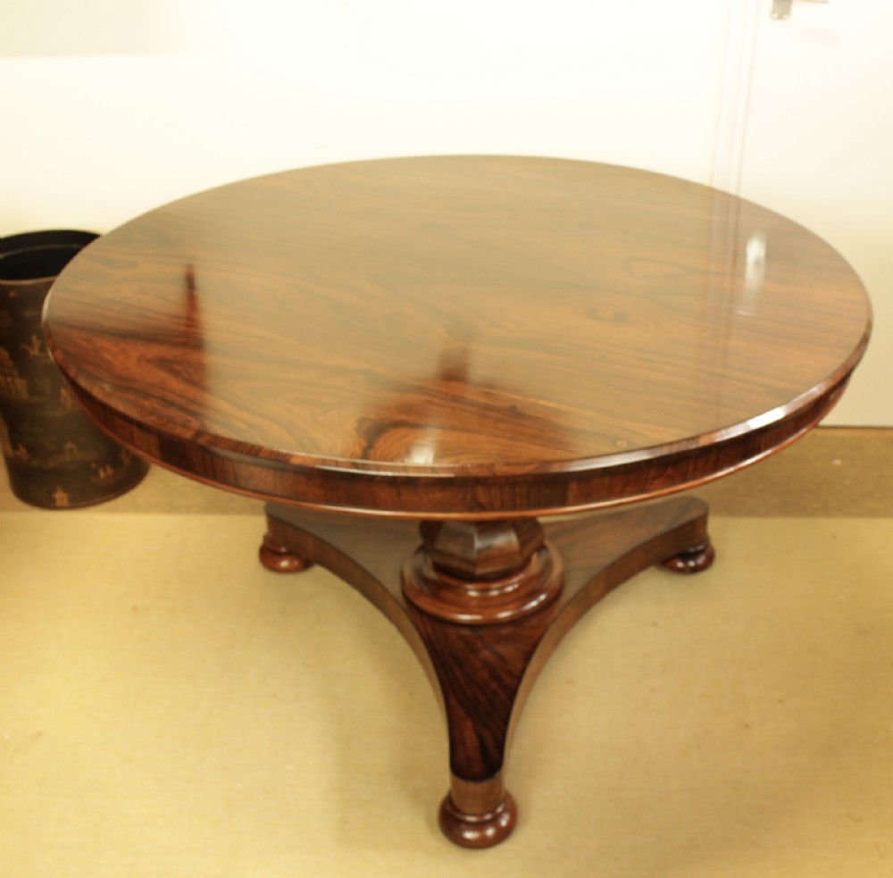 A Quailty Rosewood Tilt Top Table 
