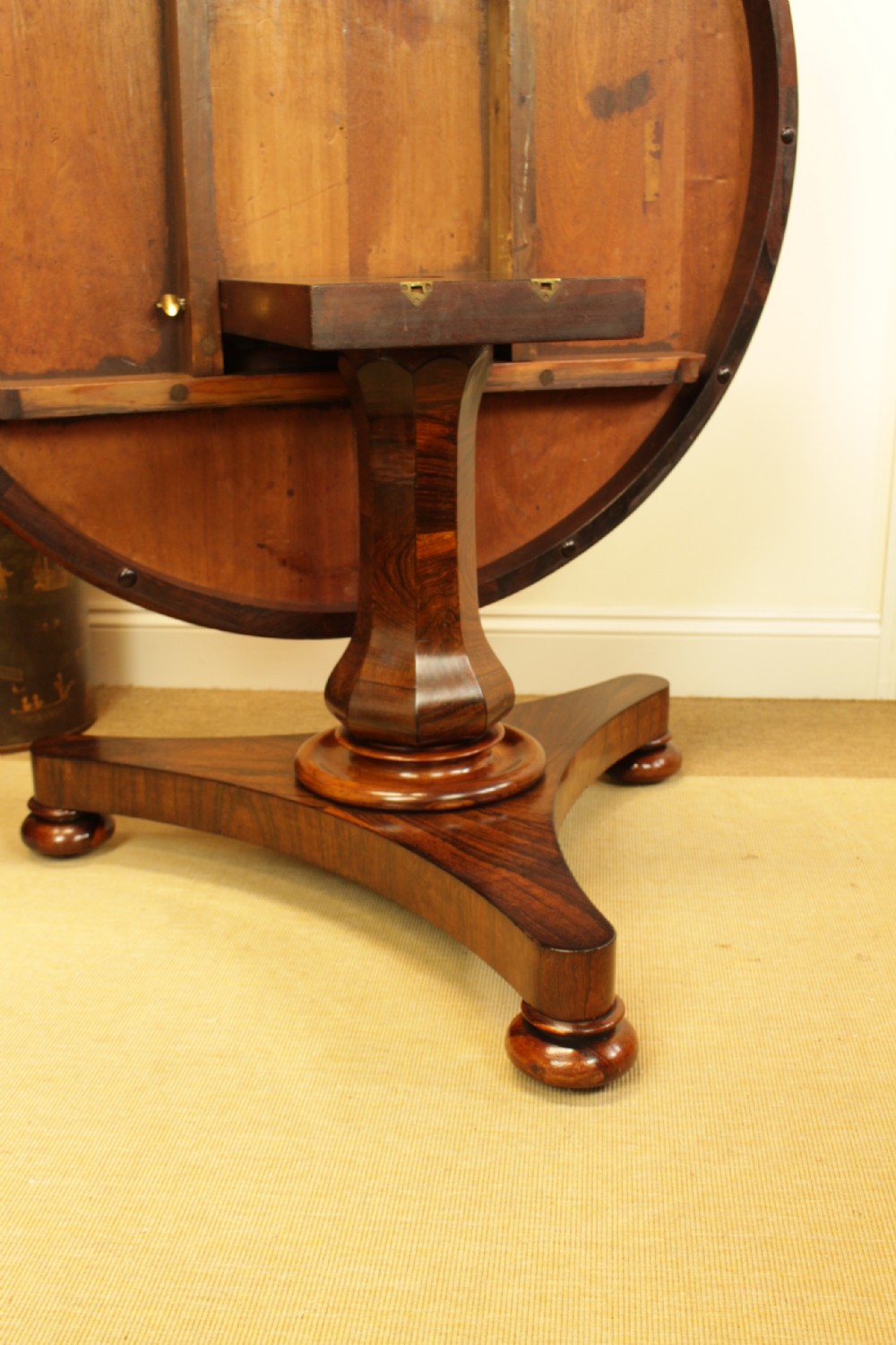 A Quailty Rosewood Tilt Top Table  View VIII