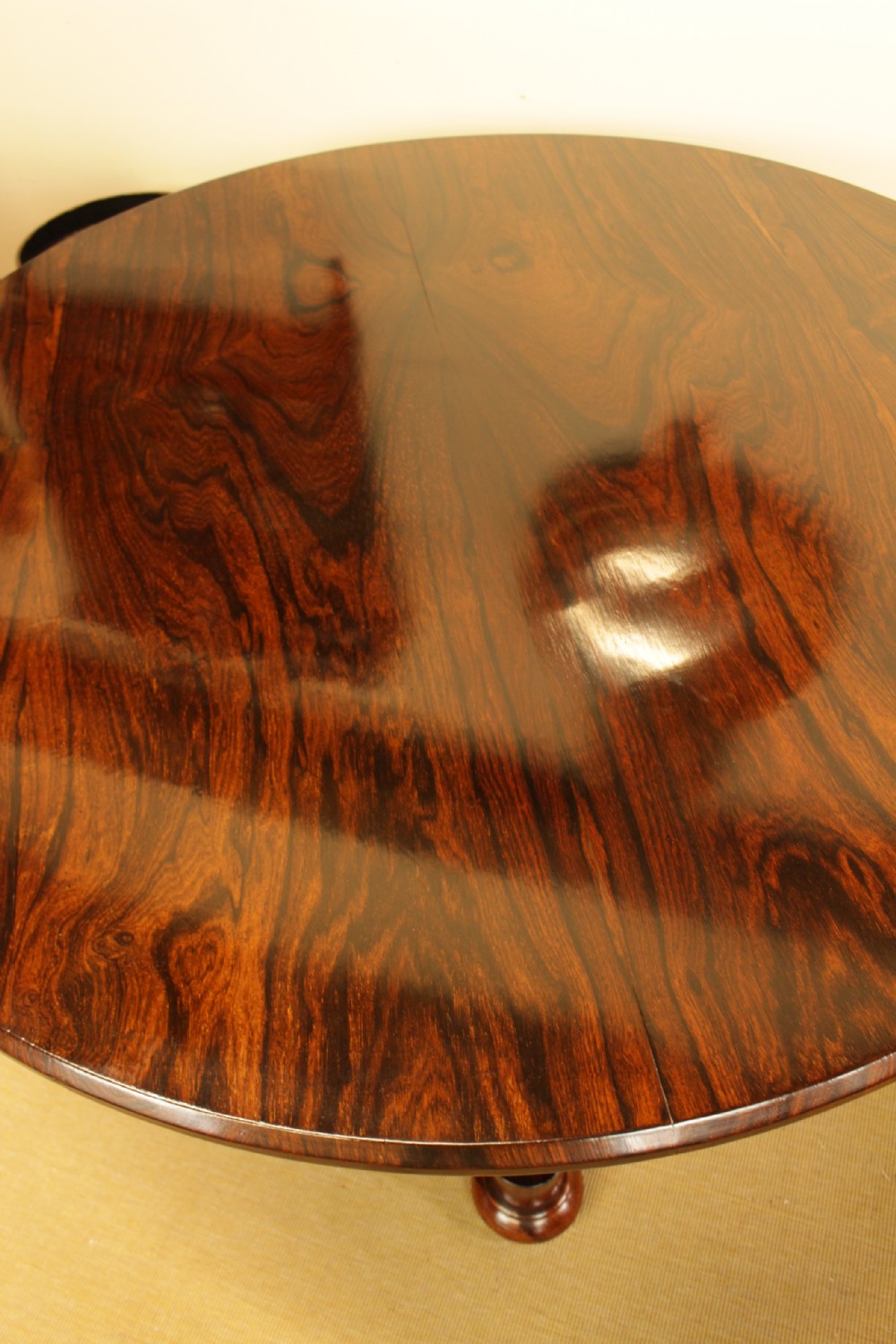 A Quailty Rosewood Tilt Top Table  View XIII