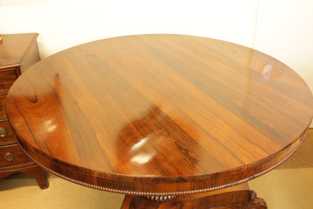 A Rosewood Tilt Top Table View IV