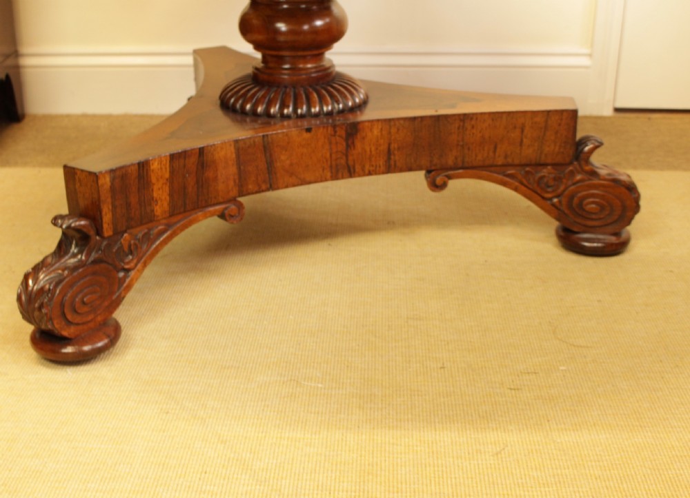 A Rosewood Tilt Top Table View V