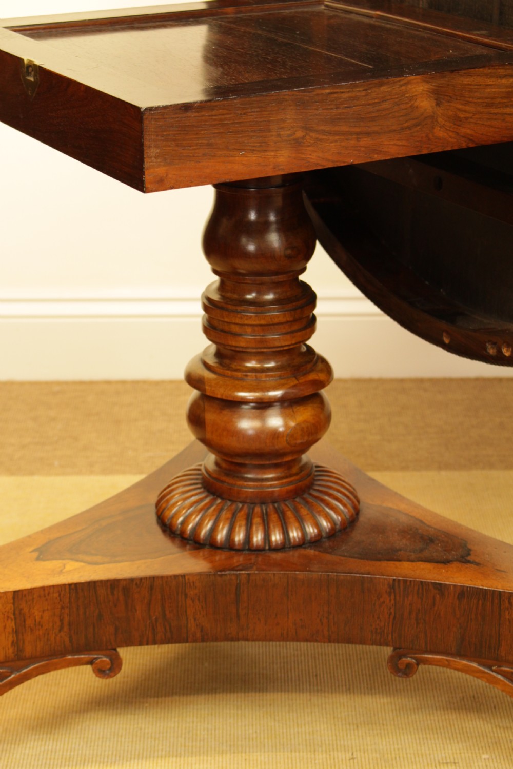 A Rosewood Tilt Top Table View IX