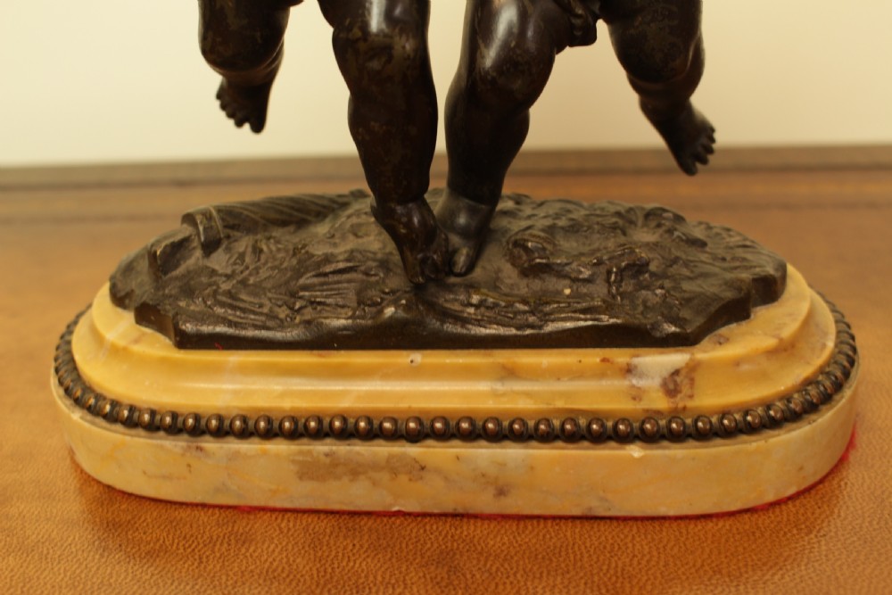 A 19th Century Cherubs French Bronze   View II