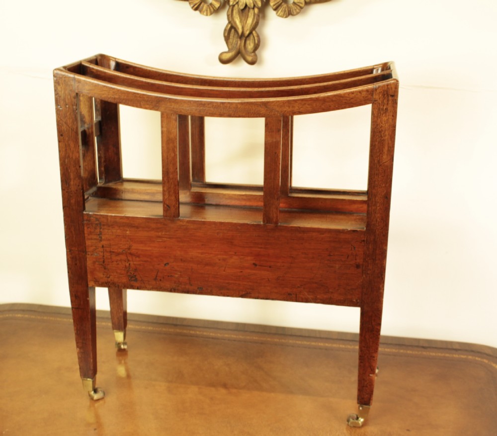 A Mahogany Magazine Rack  View V
