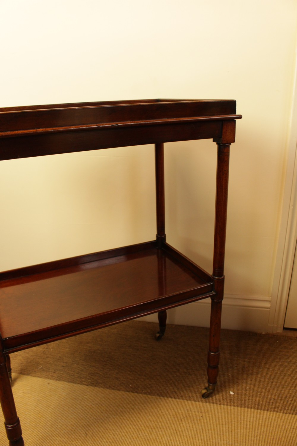A Edwardian Mahogany Drinks Trolley  View IV